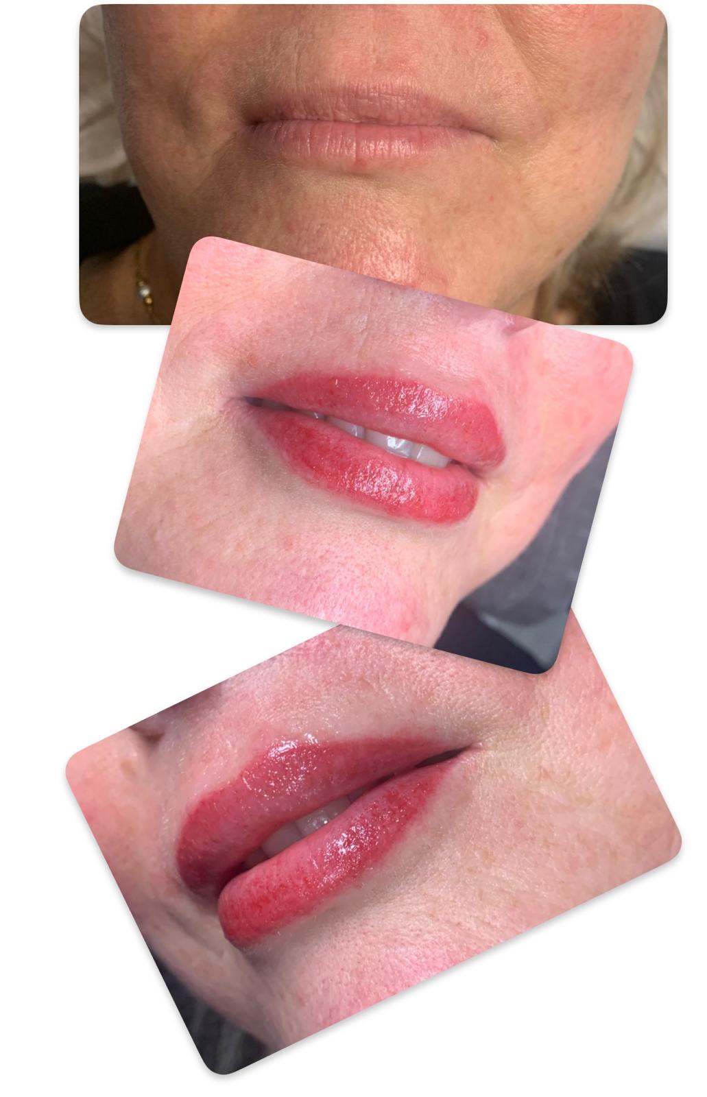 Maquillage permanent des lèvres